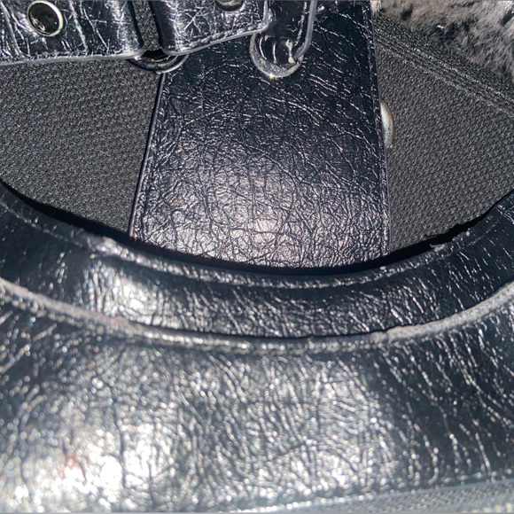 Studded Leather Hobo Shoulder Bag - Picture 8 of 13